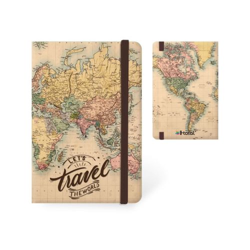 Notes iTotal A5 Let’s travel the world XL1821 slika 1