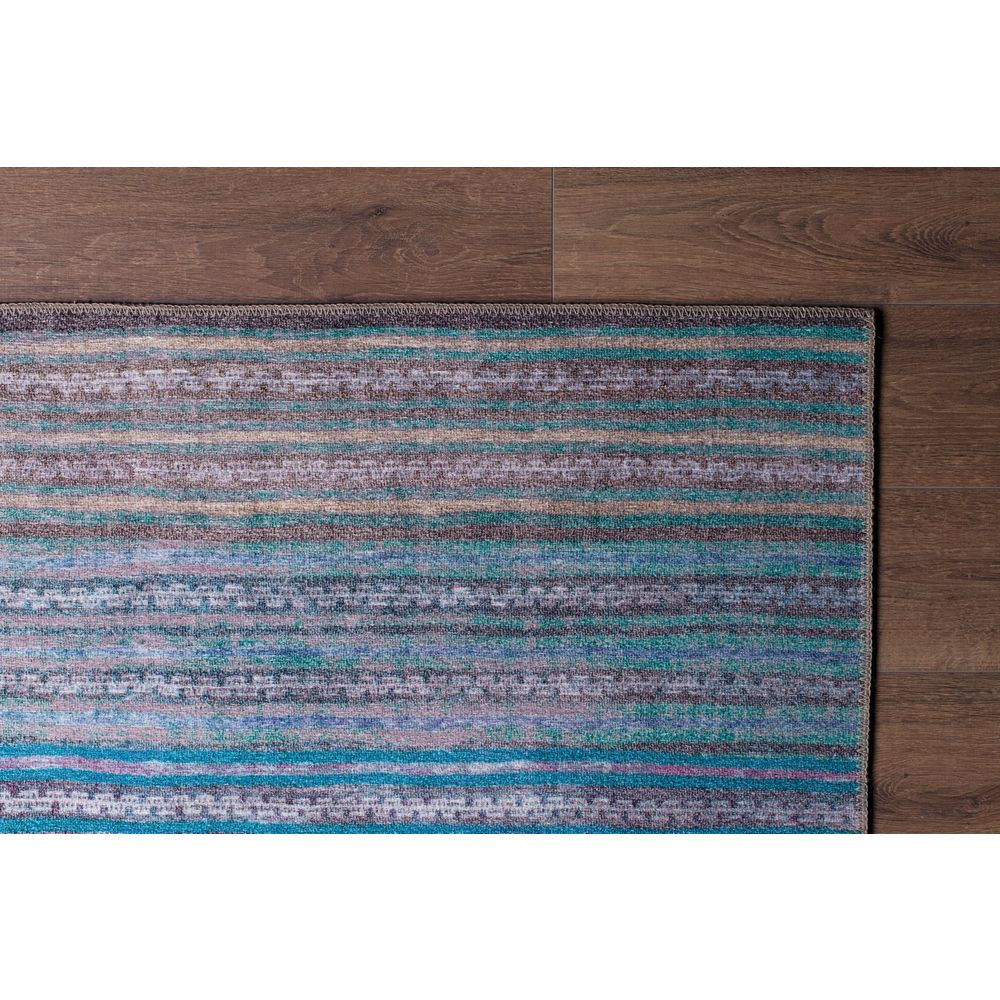 Šareni Hodnički Tepih Funk Chenille - Plavi AL 120 (75 x 150 cm) slika 2