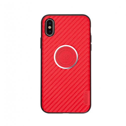 Maska Remax Proda Carbon Fiber za iPhone X crvena slika 1