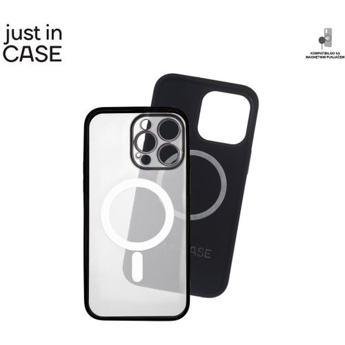 2u1 Extra case MAG MIX PLUS paket CRNI za iPhone 14 Pro Max slika 2