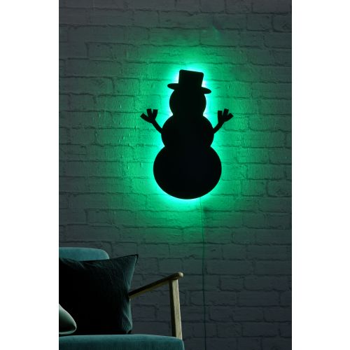 Wallity Ukrasna LED rasvjeta, Snowman 2 - Green slika 3