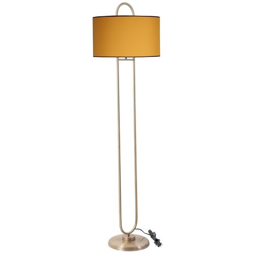 Elips Lambader Eskitme Ayak Hardal Abajurlu Mustard Floor Lamp slika 2