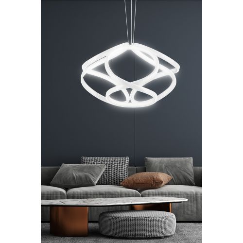 Apeiro - White, White Light White Chandelier slika 2