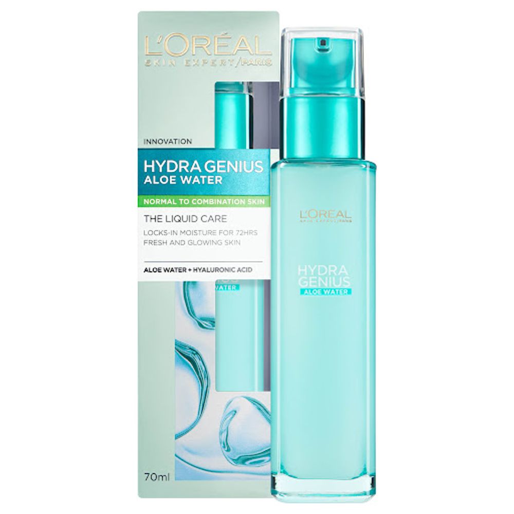 L'Oreal Paris fluid za lice za normalnu i kombinovanu kožu Hydra Genius Aloe Water 70ml slika 3