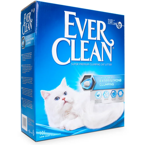 Ever Clean Pijesak za mačke Extra Strong Unscented, grudajući, bez mirisa, 10 L slika 1