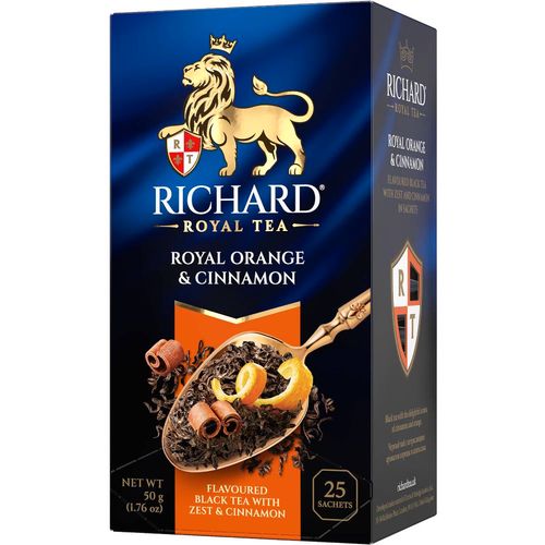 Richard Royal Orange & Cinnamon - Crni čaj sa narandžom i cimetom, 25x2g 1100734 slika 4