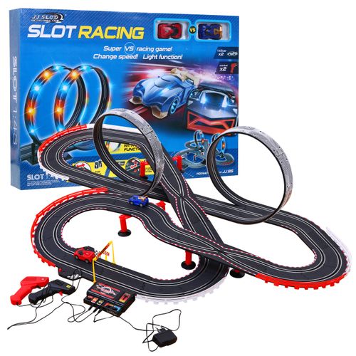 Velika trkaća staza Slot Racing sa 2 petlje slika 7