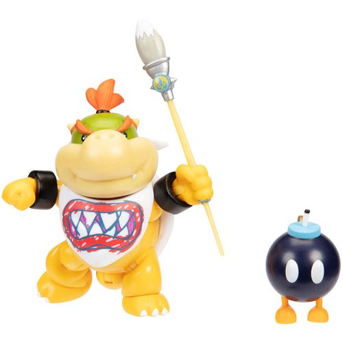 Super Mario Bros Bowser Jr Gold Figure 10cm — Bazzarhr 1410