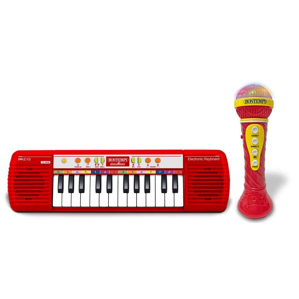 BONTEMPI Mini sintisajzer sa mikrofonom slika 1