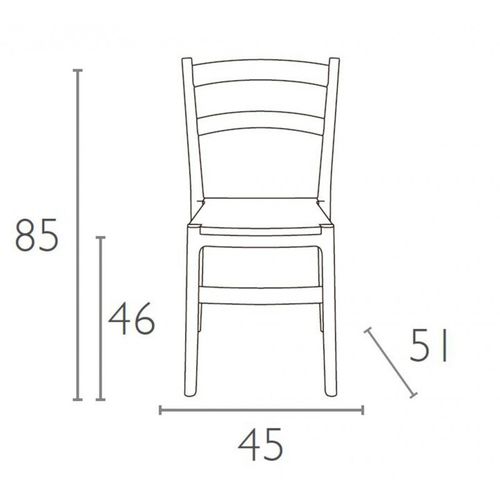 Dizajnerske stolice — CONTRACT Tiffany • 4 kom. slika 11