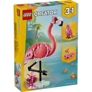 LEGO 31170 Divlje životinje: Rozi flamingo