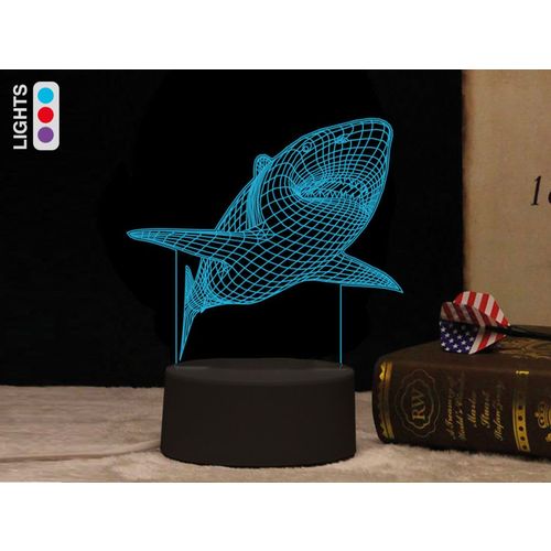 Lampa 3D na dodir iTotal Shark CM3328 slika 2