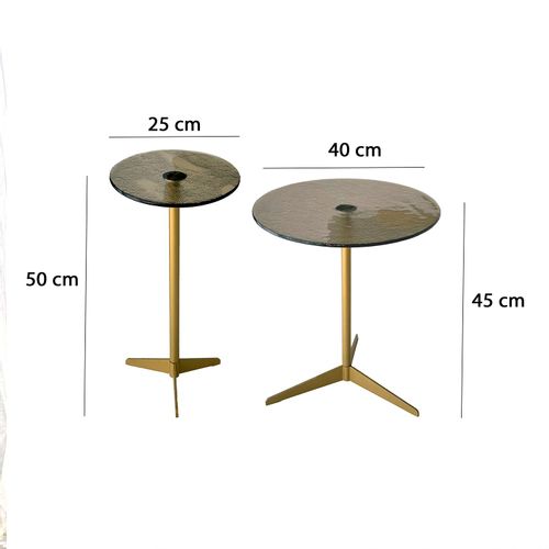 Solis - Gold, Bronze Gold
Bronze Side Table Set slika 8