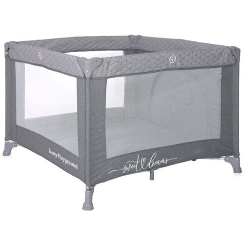 Lorelli Ogradica Sunny Playground - Cool Grey Star 100x100x74cm slika 1