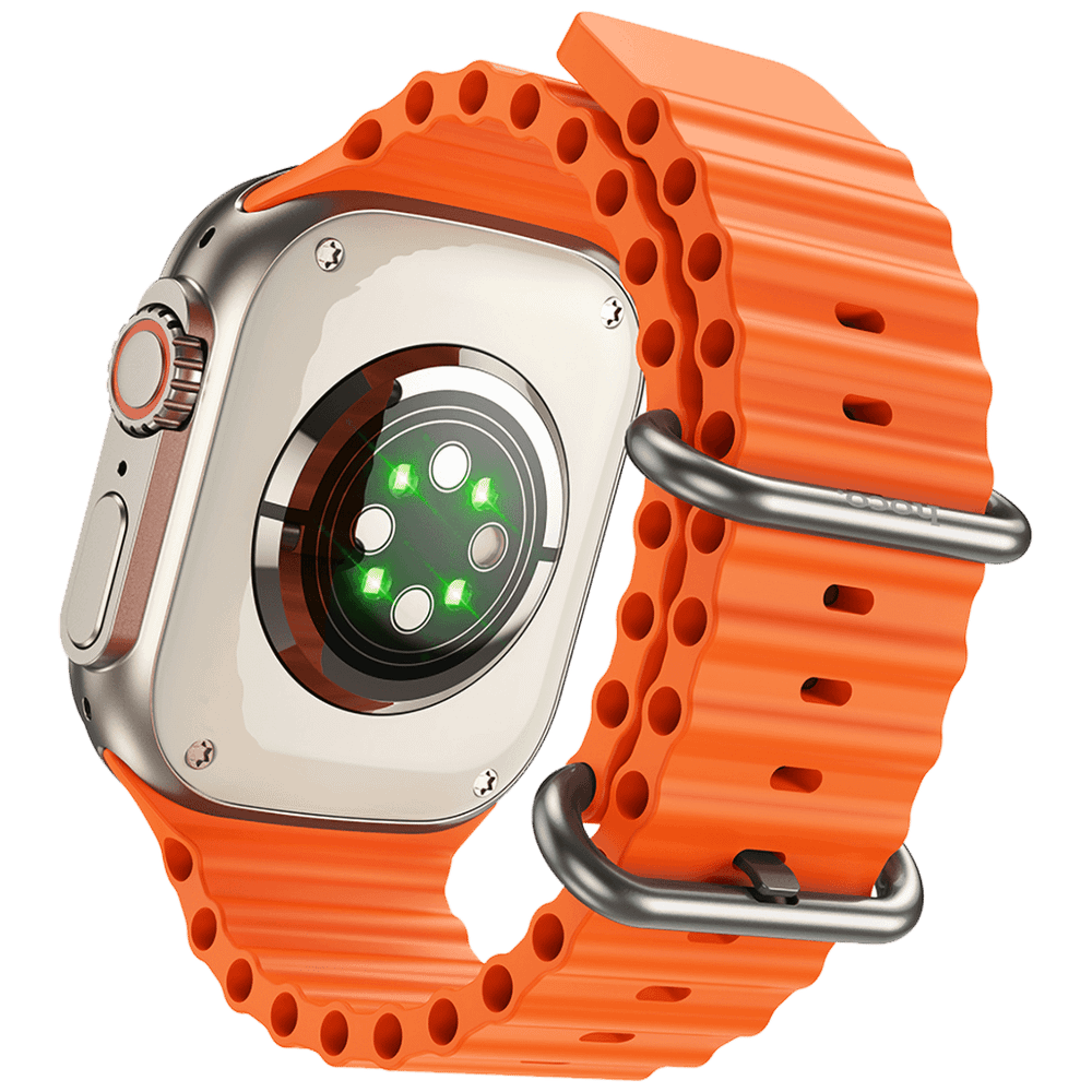 hoco. Sat pametni, 1.96" zaslon, Dual Bluetooth, IP67 - Y12 Titanium Gold slika 4