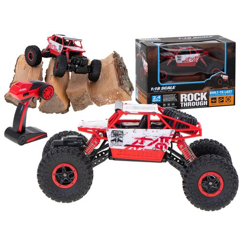 RC automobil na daljinski Rock Crawler HB 2.4GHz 1:18 crveni slika 1