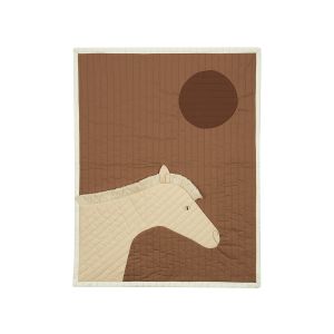 Nobodinoz Arty Quilts Horse Prošivena Podloga Za Igru/Kilt