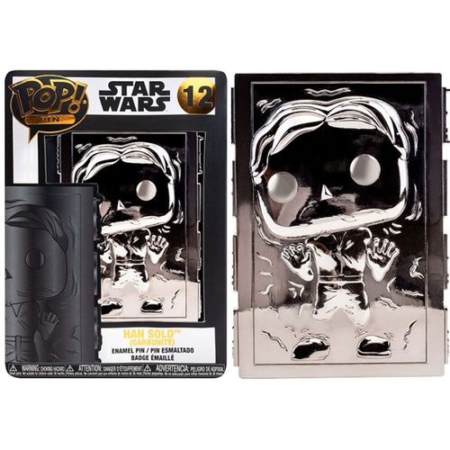 Funko Pop Star Wars Han Solo Large Ename bedž 10cm slika 1