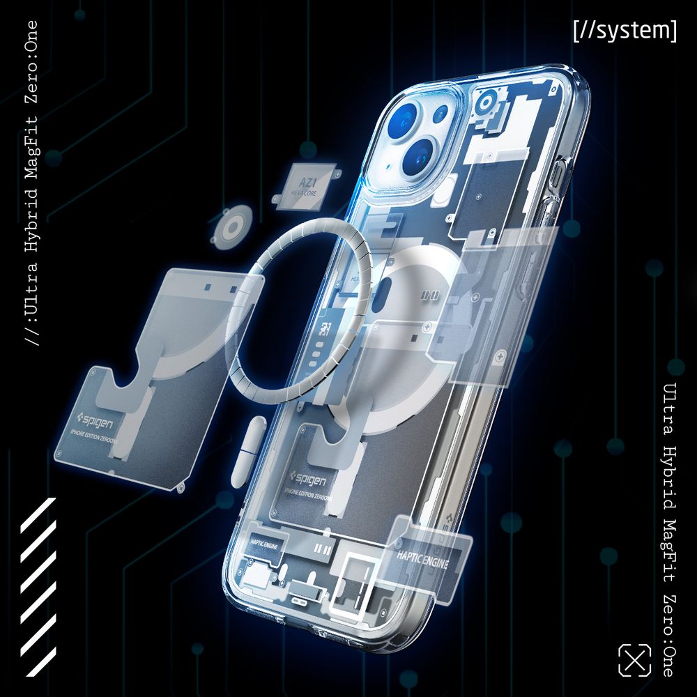 Spigen Ultra Hybrid MagSafe, zero one white - iPhone 15 slika 11
