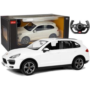 Auto na daljinsko upravljanje Porsche Cayenne Turbo Rastar 1:14 - bijeli