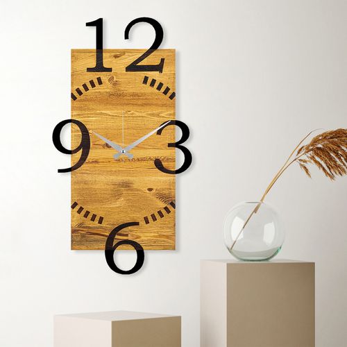 Wallity Ukrasni drveni zidni sat, Wooden Clock 2 slika 1