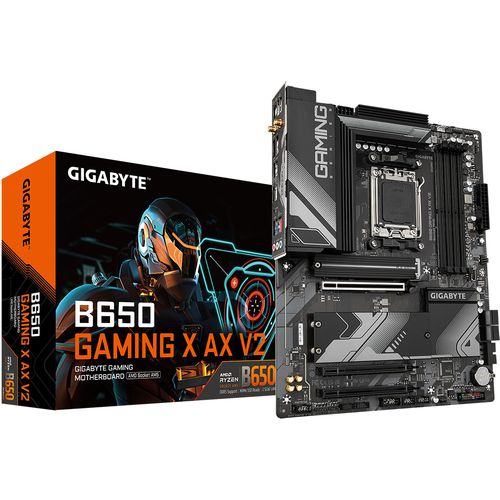 Gigabyte B650 GAMING X AX V2 AM5, AMD B650 Chipset, 4x DDR5, 1x PCIe 5.0 x4 + 2x PCIe 4.0 x4 M.2 Connectors slika 1