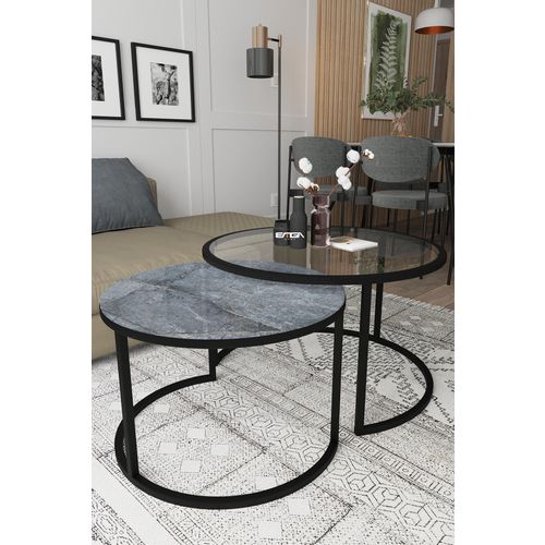 Bora - Transparent, Marble, Anthracite Transparent
Marble
Anthracite Coffee Table slika 2