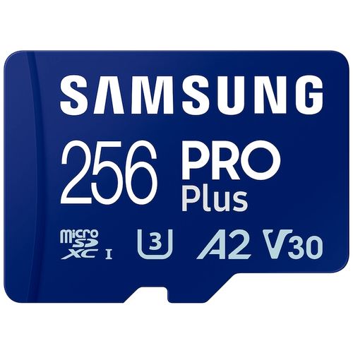 Samsung Memorijska kartica PRO PLUS MicroSDXC 256GB U3 + SD Adapter MB-MD256SA slika 1
