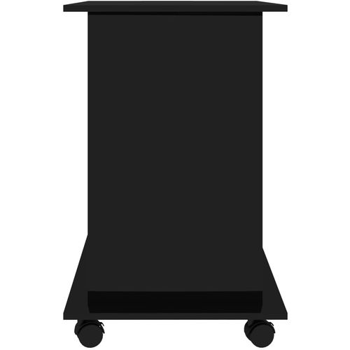 Stol za računalo visoki sjaj crni 80 x 50 x 75 cm od iverice slika 5