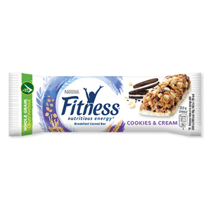 NESTLÉ FITNESS Cookie and Cream žitna pločica 23,5g / 16 kom, xxl