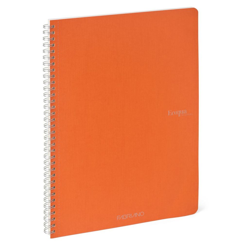 Bilježnica Fabriano Ecoqua original A4 90g 70L spiralna kocke arancio 19290113 slika 2