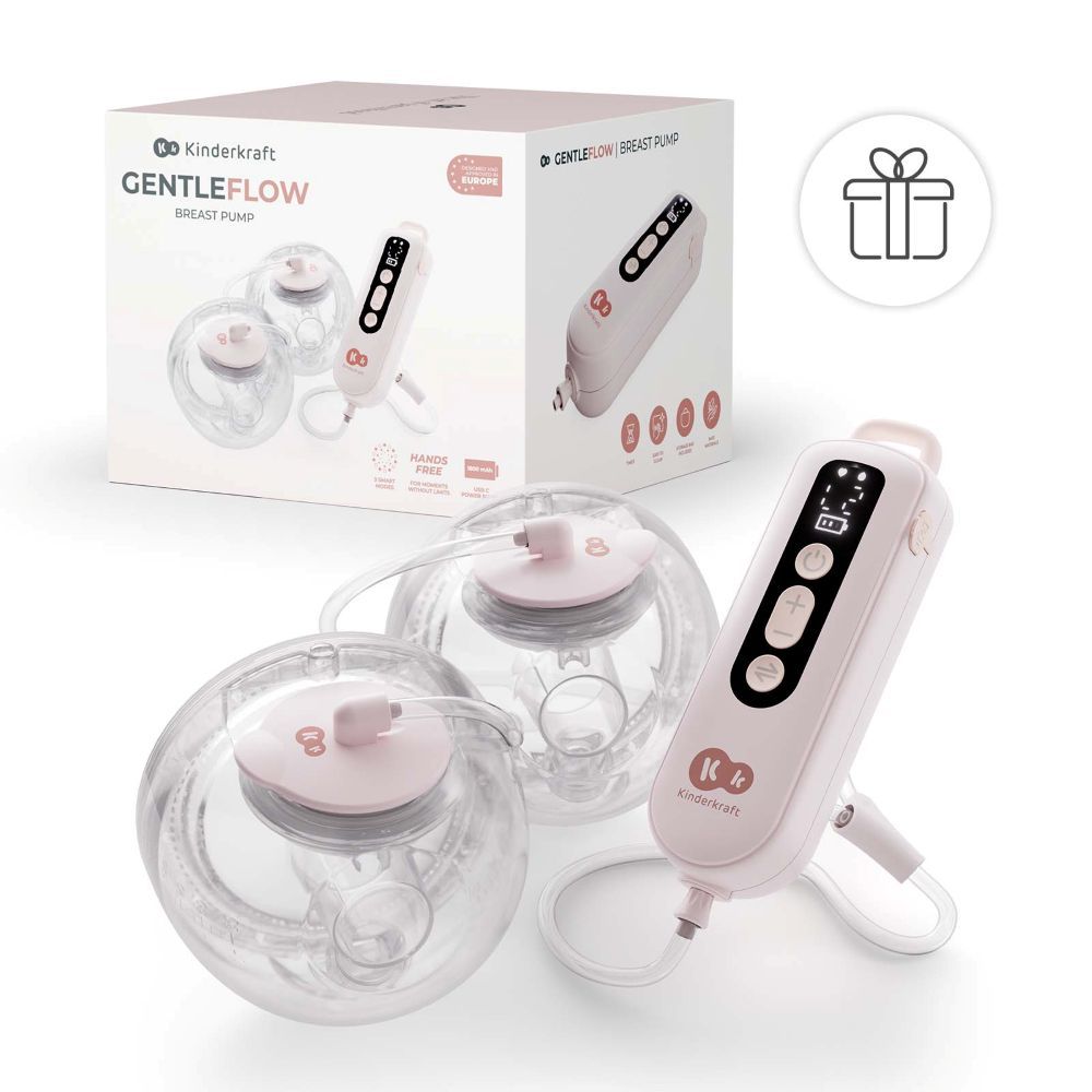 Kinderkraft Dvostruka električna izdajalica GENTLEFLOW, pink slika 13