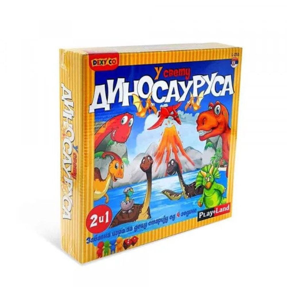 Play Land Društvena igra 2U1 U svijetu dinosaura SR slika 1