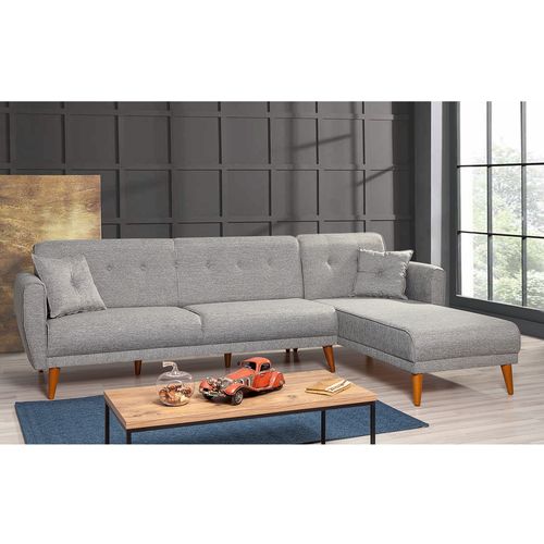 Atelier Del Sofa Kutna garnitura, Aria Corner - Grey slika 1