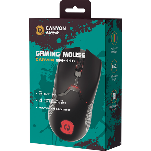 CANYON Gaming miš Carver GM-116 CND-SGM116 slika 6