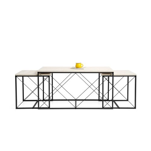 Defne - Black, Marble Black
Marble Coffee Table Set slika 4