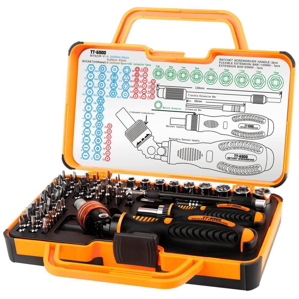 Toman Set alata, profesionalni komplet, 69 kom - TT-6900 slika 1
