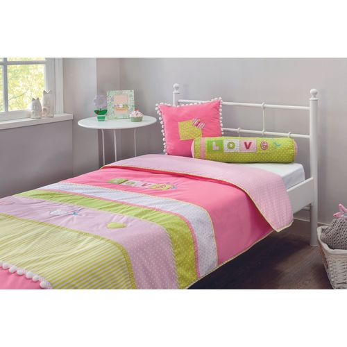 L'essential Maison Love (90-100 cm) Roze
Zelene
Bele Mladalačke Prekrivače za Krevet slika 2