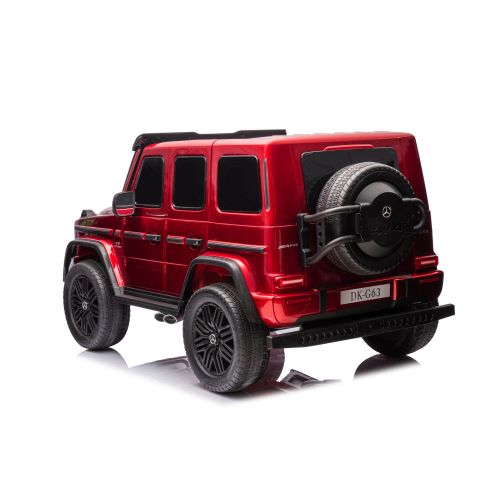 Licencirani auto na akumulator Mercedes G63 XXL 24V 4x4 - DVOSJED - crveni slika 3