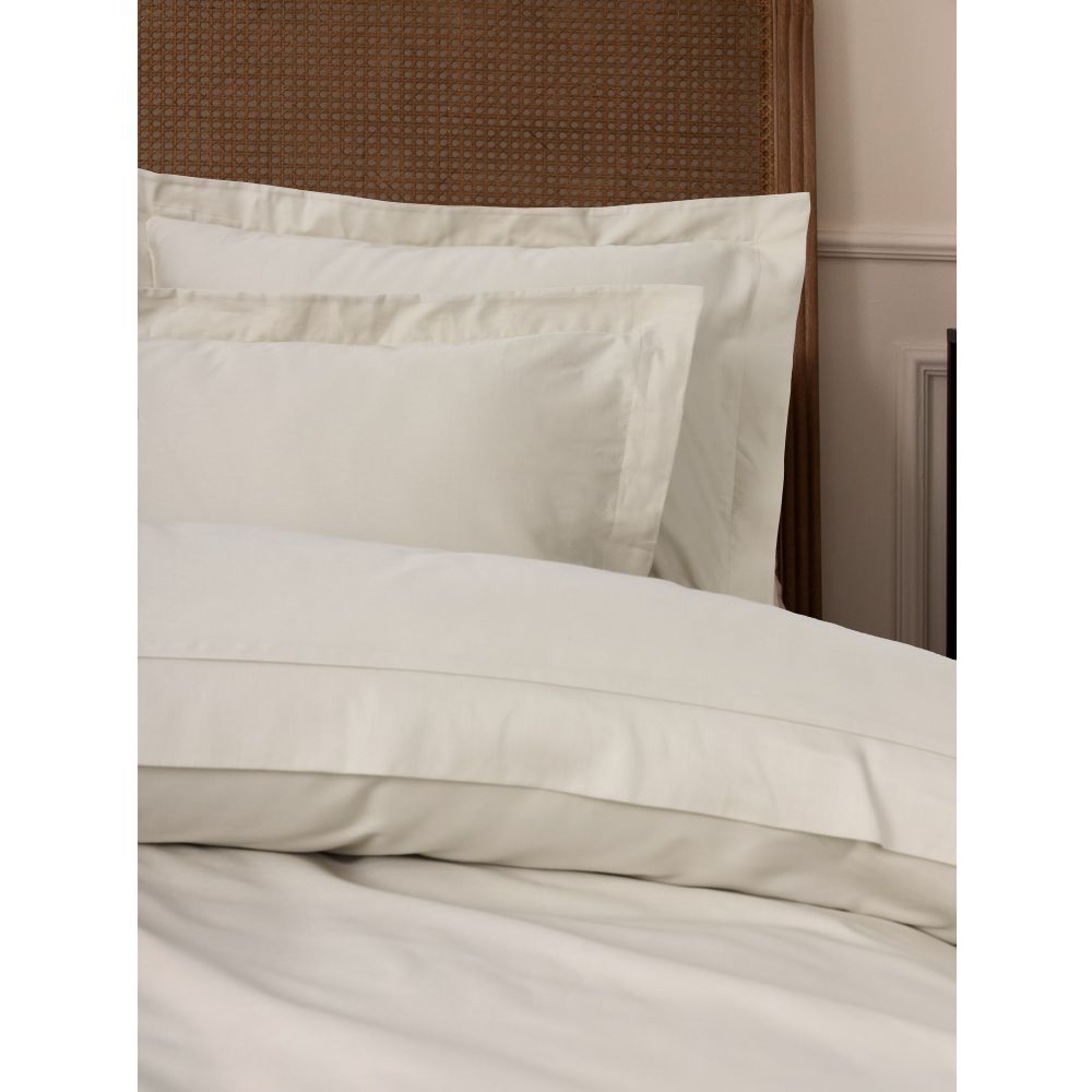 Elegant - Beige Beige Satin Single XXL Quilt Cover Set (DE) slika 2