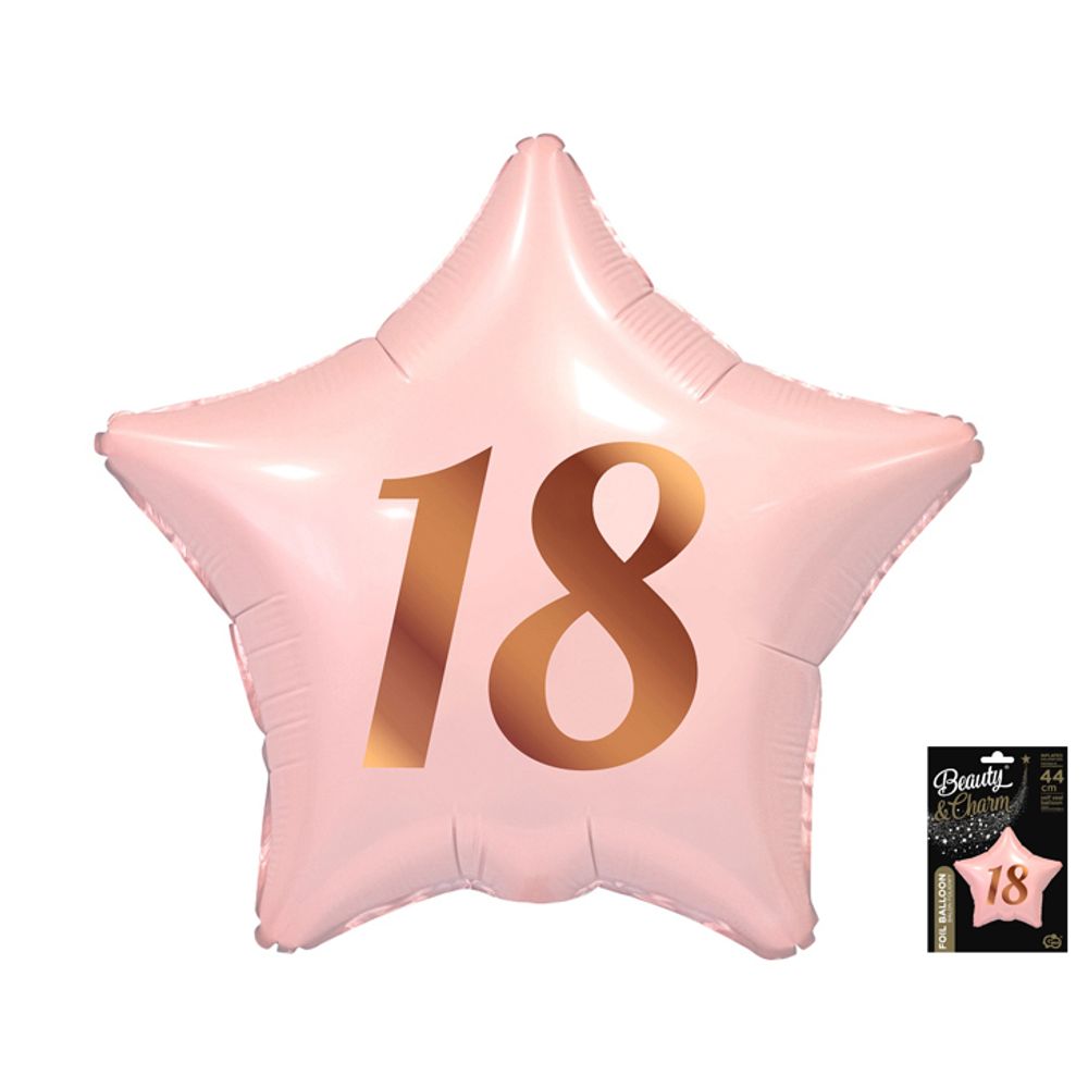 FG-G18R Folijski balon Zvijezda Pink 44cm slika 1