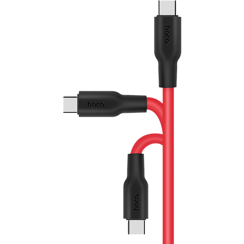 hoco. USB kabel za smartphone,silikonski,1.2 met,2 A, crno/crvena - X21 Silicone Micro USB, Black/Red slika 5