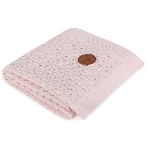 Ceba Baby pokrivač pleteni (90x90) rozno slika 1