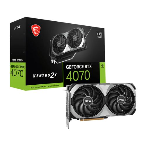 MSI nVidia GeForce RTX 4070 12GB RTX 4070 VENTUS 2X E1 12G OC grafička karta slika 1