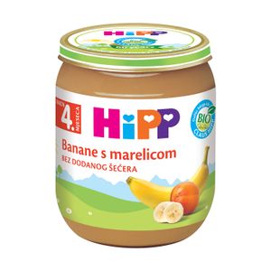 Hipp kašica banana i kajsija 125g 4M+