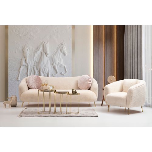 Atelier Del Sofa Trosjed ISTRIDYE, Istiridye - Beige slika 4