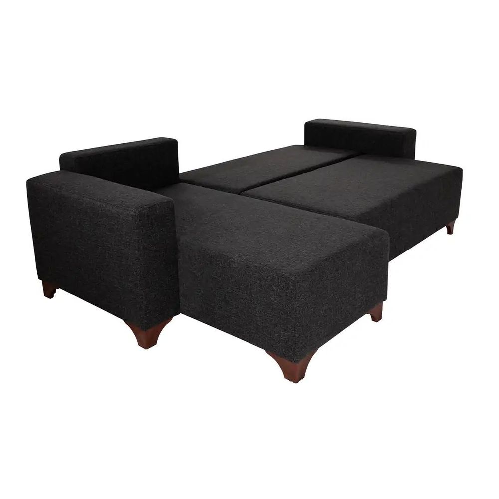 Ugaona Sofa Tloft Mini - boja: antracit slika 5