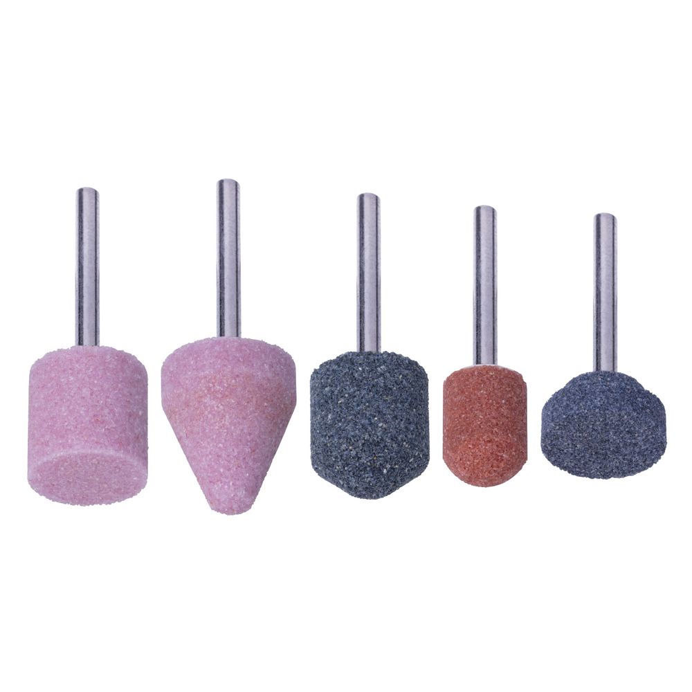 Wolfcraft Set Keramičkih Brusnih Nastavaka Osovina 3 mm / 5 dijelni - 2142000 slika 1