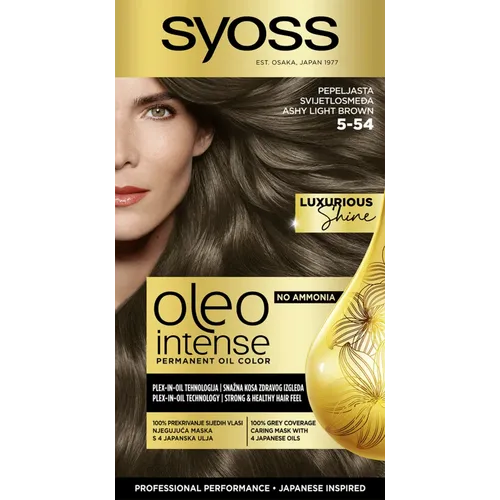 Syoss Oleo Intense Farba za kosu 5-54 Ashy Light Brown  slika 1