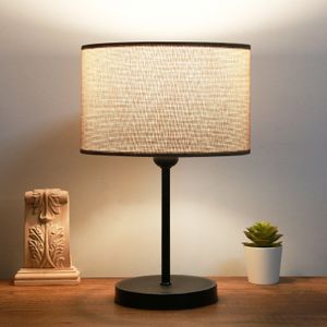 Stolna lampa AYD-2848 u bež i crnoj boji